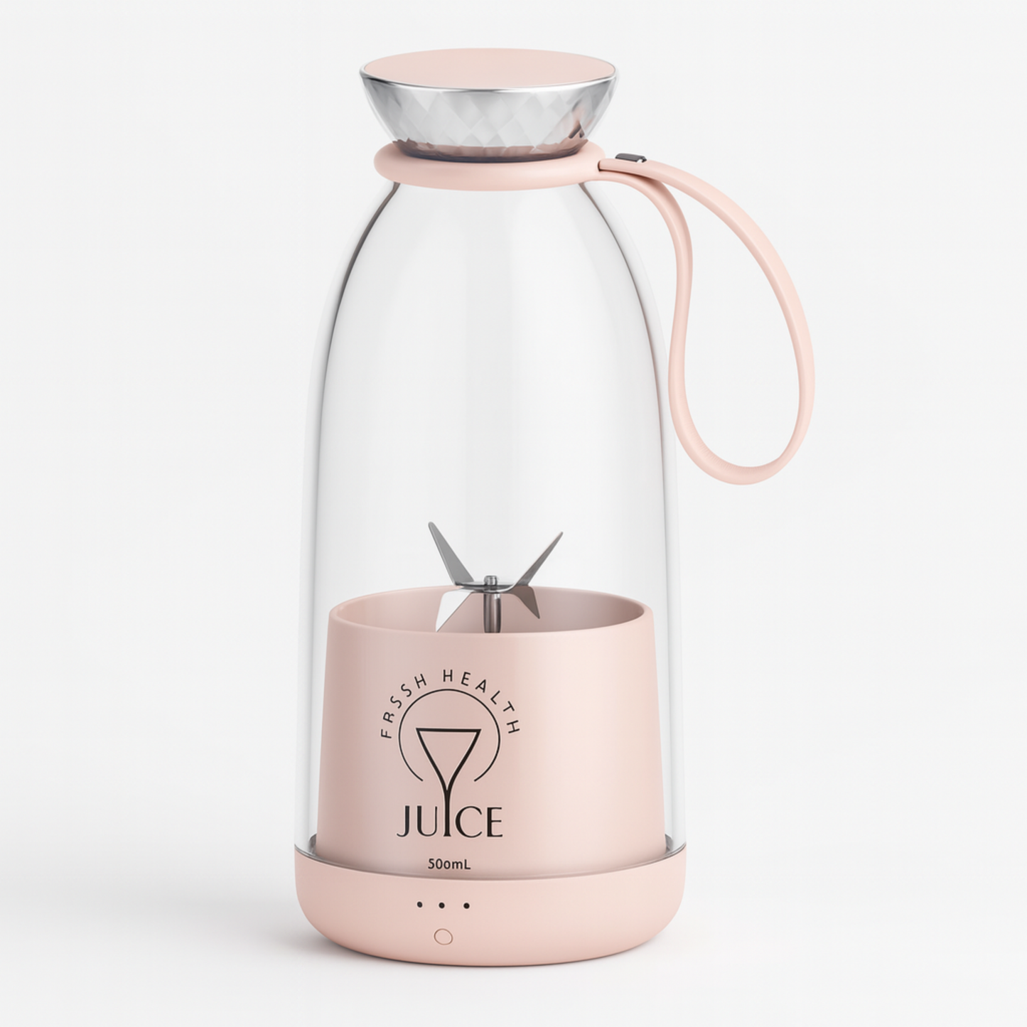 500ml Portable 2400mAh Wireless Fruit Mixers USB juicer Fresh Juice Bottle Blender Plus 6 Blades Food Milkshake Ice Crush Cup