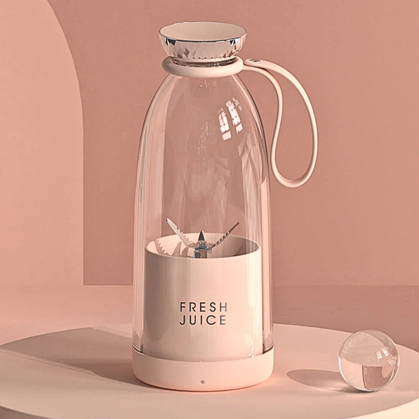 500ml Portable 2400mAh Wireless Fruit Mixers USB juicer Fresh Juice Bottle Blender Plus 6 Blades Food Milkshake Ice Crush Cup