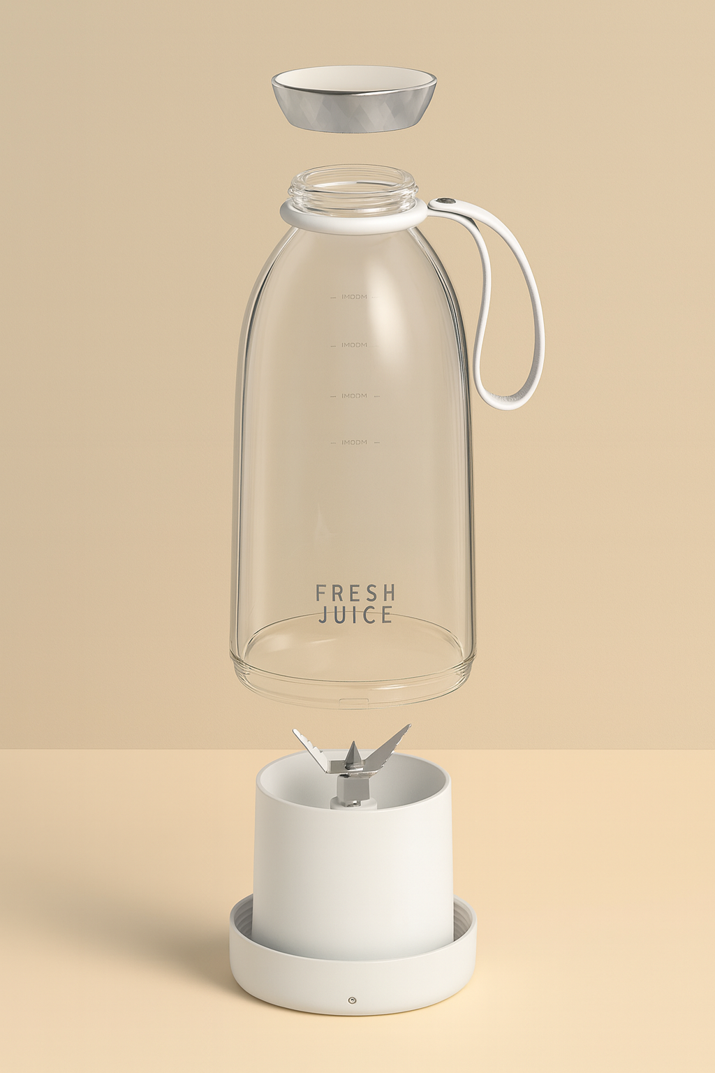 500ml Portable 2400mAh Wireless Fruit Mixers USB juicer Fresh Juice Bottle Blender Plus 6 Blades Food Milkshake Ice Crush Cup